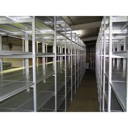 Rayonnage tôlé modulable galvanisé – H : 2.2m x L : 1m – Charge jusqu&rsquo;à 240 kg par niveau 1