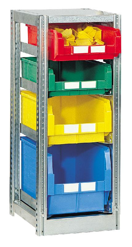 Rayonnage tr h.1010 mm pour bac et caisse l.300 x p.500 mm – 4tr5001 - Image 1