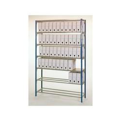 Rayonnage tubulaire d&rsquo;archives peint – tablette démontable – profondeur 30cm – capacité jusqu&rsquo;à 200kg 1