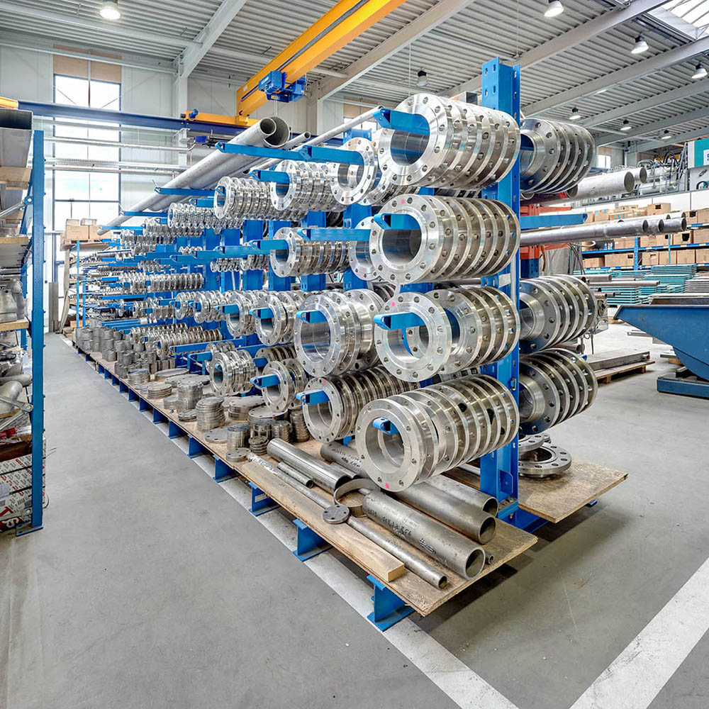 Rayonnage cantilever manuel avec bras flexibles et réglables pour charges légères – OHRA - Image 1