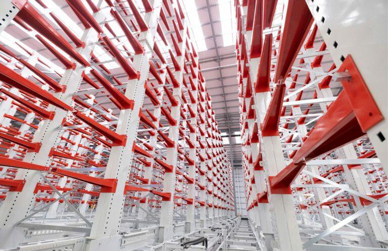 Rayonnages cantilever pour charges longues – stockage de barres, tuyaux, profilés et bois - Image 1