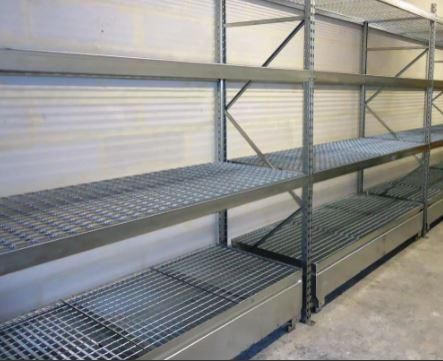 Rayonnage de rétention – stockage de fûts, bidons et matériels phytosanitaires avec bacs intégrés - Image 1