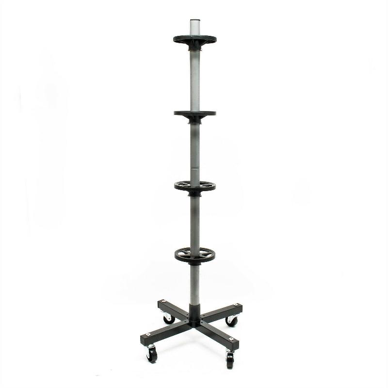 Support de rangement mobile pour pneus – Arbre à pneus jusqu&rsquo;à 225 mm – Garage, cave – Réf : 16_0002909 - Image 1