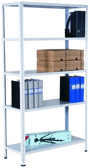 Rayonnage archive – Étagère compacte 70 kg par tablette – 5 tablettes – Finition laquée ou inox - Image 1