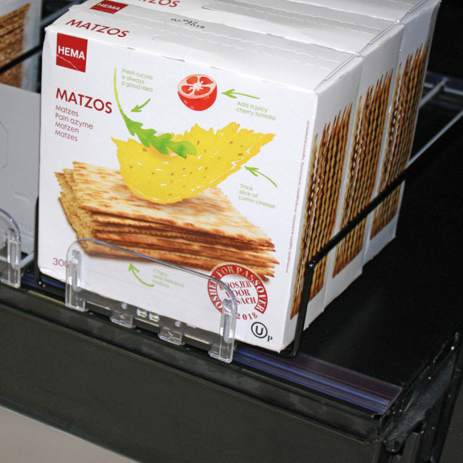 Rail magnétique transparent Easyfacing 30 mm x 1325 mm pour tablettes horizontales - Image 1