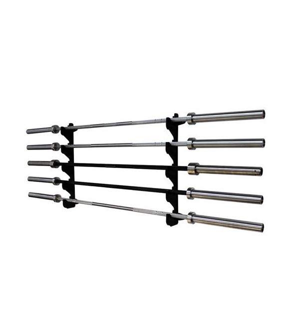 Rack de stockage horizontal pour barres de charge – en acier thermolaqué, capacité 5 barres, référence 36227 - Image 1