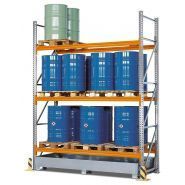 203255W – Rayonnage pour palettes PR 27.37 – 9 palettes EURO ou 6 palettes chimie – Élargissable individuellement - Image 1