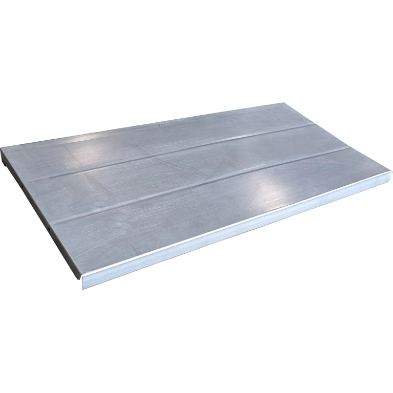 Tablette métallique pour rack semi-lourd en acier galvanisé – longueurs 50 mm, 150 mm, 300 mm - Image 1