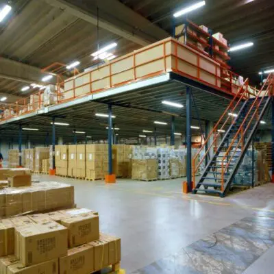 Plates-formes et mezzanines pour stockage industriel, modulables et autostables - Image 1