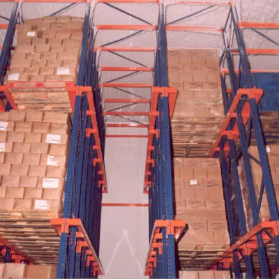 Stockage de palettes en accumulation ATOX – système Drive In et Drive Through - Image 1