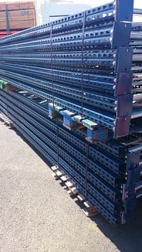 Rack à palettes lourd MECALUX d’occasion – LOME002 – 2 tonnes par niveau, 1100mm profondeur - Image 1