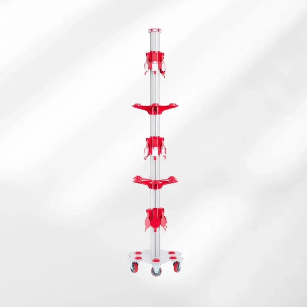 Grand Podium – Stockage fixe et rotatif pour 12 à 18 bobines grand format - Image 4