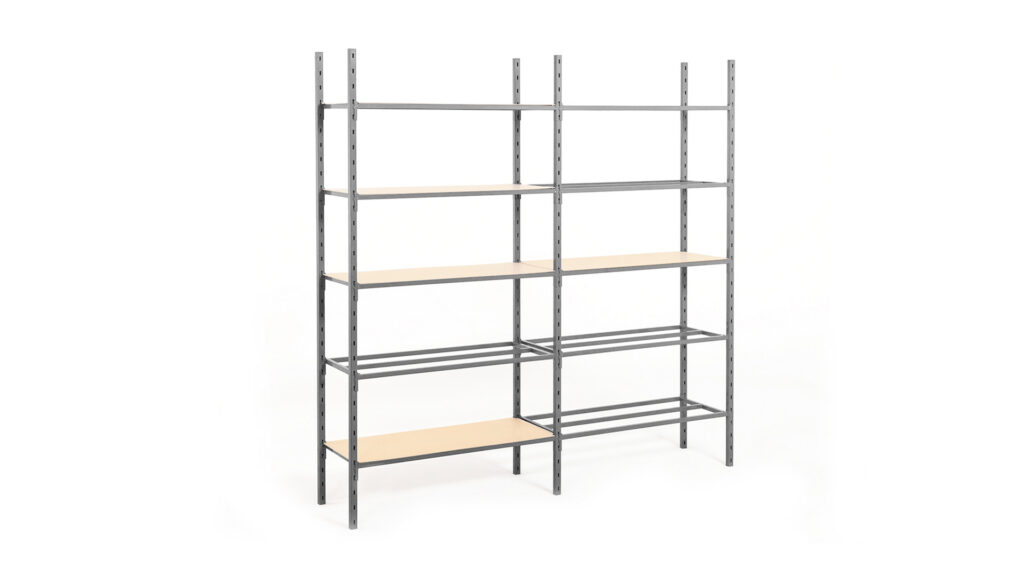 Rayonnage QUICK’TUBE pour charges légères – montage simple sans vis ni boulon - Image 1