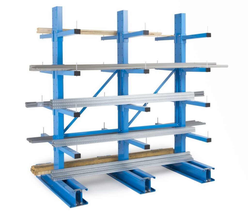 Rayonnage Cantilever occasion – stockage de charges longues et volumineuses - Image 1