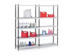 Etagère rétention 5 niveaux – élément suivant – 50 cm – stockage sécurisé de produits liquides non corrosifs - Image 1