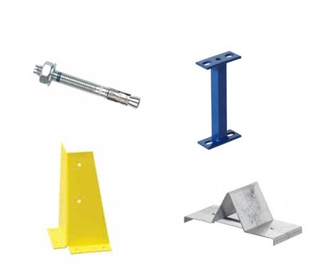 Accessoires Rayonnage – Goupilles de sécurité, chevilles de fixation, sabots de protection, panneau filaire métallique - Image 1