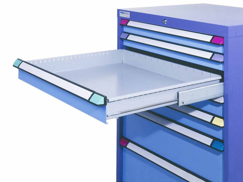 Armoire à tiroirs industrielle – 5 à 18 tiroirs – Structure métallique – Dimensions personnalisables - Image 1