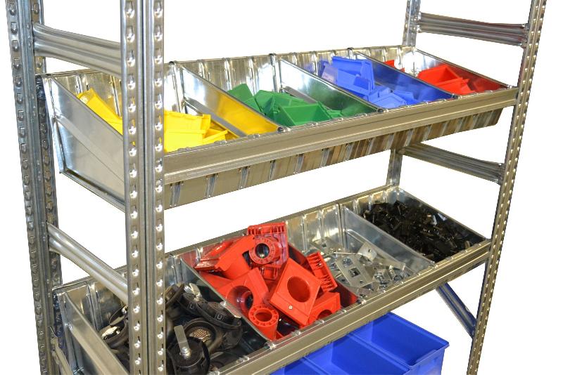 Bac modulaire avec séparateur l.1500 x p.400 mm – 1820717 - Image 1