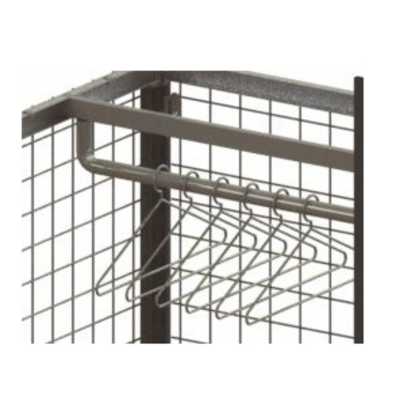 Barre de penderie Icare tubulaire – accessoires peints pour rayonnage - Image 1