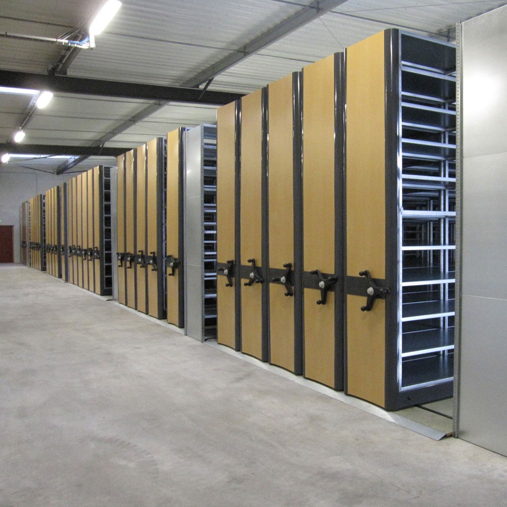 Base mobile pour rayonnage Flip – stockage léger pour archives et pièces détachées - Image 1