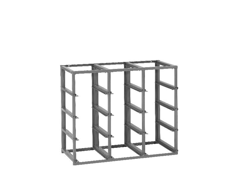 Bâti vide pour rack de rangement 12 postes 27/28 litres – 2702721 - Image 1