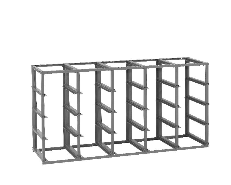Bâti vide pour rack de rangement 20 postes 27/28 litres – 2702731 - Image 1