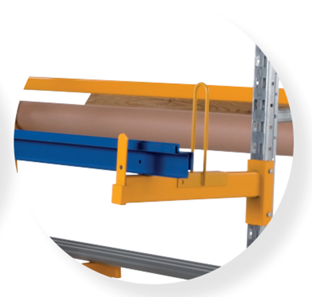 Butée à l&rsquo;unité pour Rayonnage Cantilever – 2100mm, 4 Niveaux, 200kg/Bras - Image 1