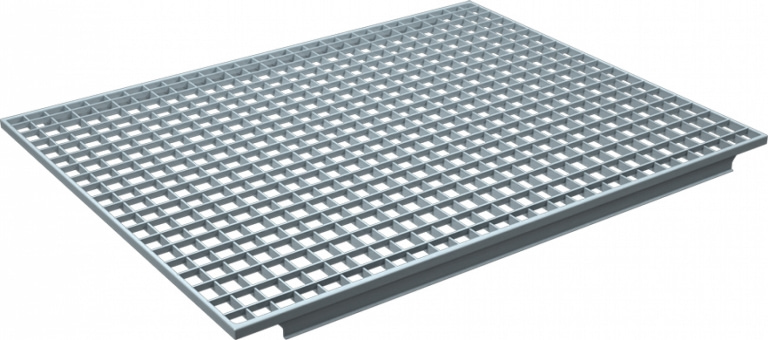 Caillebotis pour rack à palettes – platelage rayonnage en métal, 1000 kg, 1000 mm ou 1100 mm de profondeur - Image 1