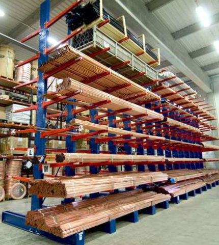 Cantilever pour le stockage d&rsquo;unités de charge de grande longueur – Securirack© – rayonnage léger ou lourd, simple ou double face - Image 2