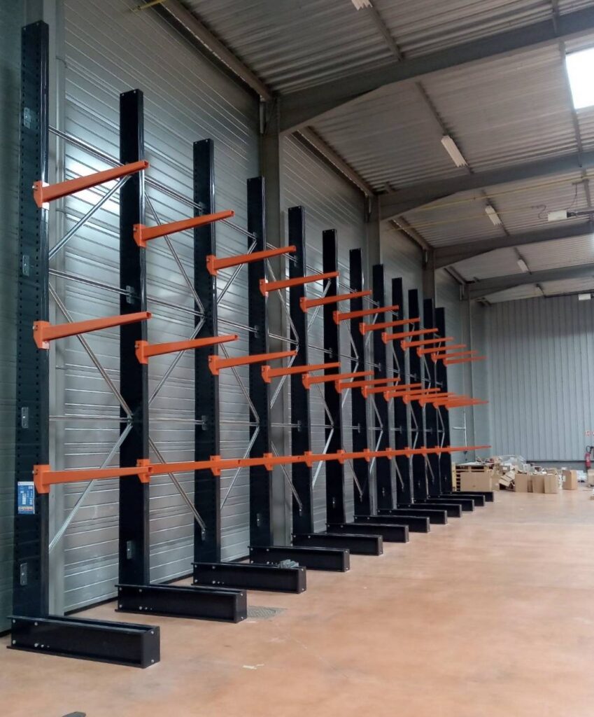 Rayonnage cantilever Saint-Etienne dans la Loire – versions lÃ©ger, mi-lourd, lourd, simple face et double face - Image 1