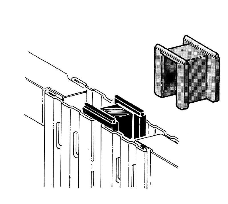 Cavalier d&rsquo;accouplement supérieur pour rayonnage universel – 1401969 - Image 1