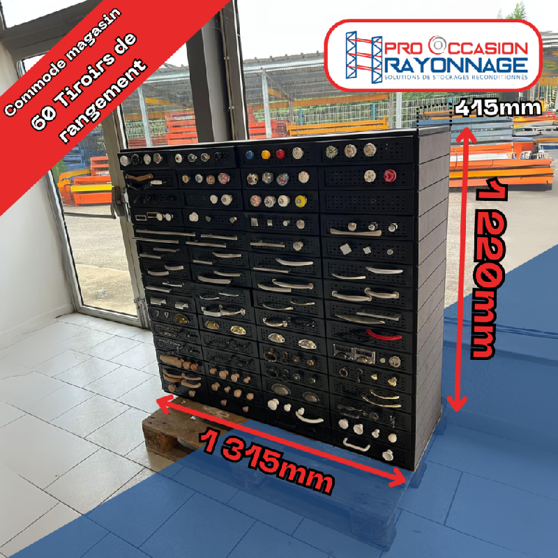 Commode de rangement – 60 tiroirs – Magasin de bricolage - Image 1