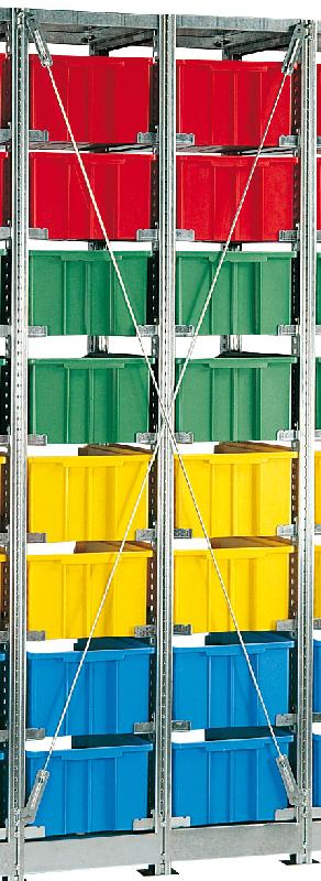 Diagonale de stabilité pour rayonnage tr l.400 x p.600 mm – 4tr2816 - Image 1