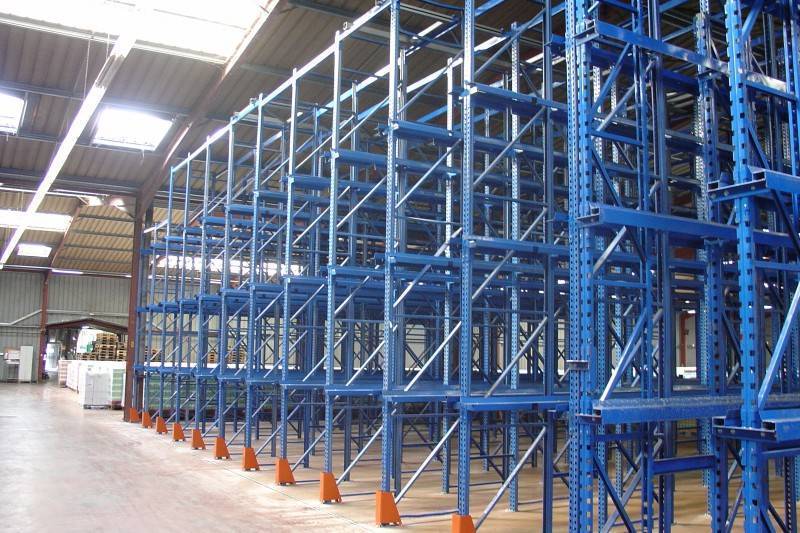 Rack par accumulation double entrée – stockage optimisé pour palettes en grande quantité - Image 1