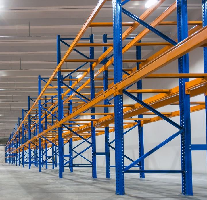 Échelle de rack à palettes d&rsquo;occasion – Mecalux – H5500 x l1000 mm – 5m50 - Image 1