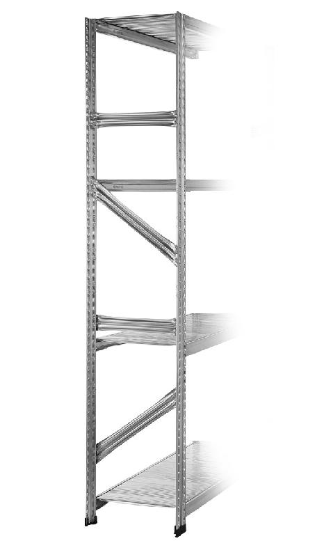 Echelle de rayonnage galvastar h.1972 x p.400 mm – 1770010 - Image 1