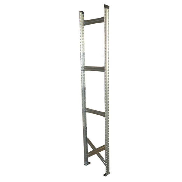 Échelle de rayonnage léger RACK galvanisé – H2000/H2500 mm – Inclut montants, entretoises, diagonales et pieds – Fabrication européenne - Image 1