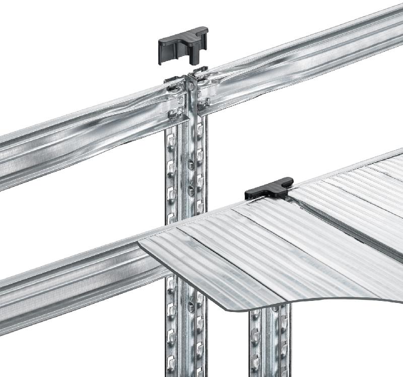 Embout supérieur pvc pour montant simple pour rayonnage galvastar – 1768055 - Image 1