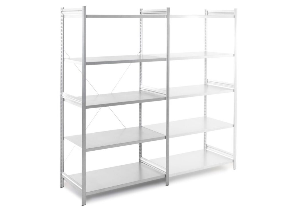 Étagère galva archive en acier – rayonnage d&rsquo;archivage mobile EPSILON galvanisé modulable - Image 1