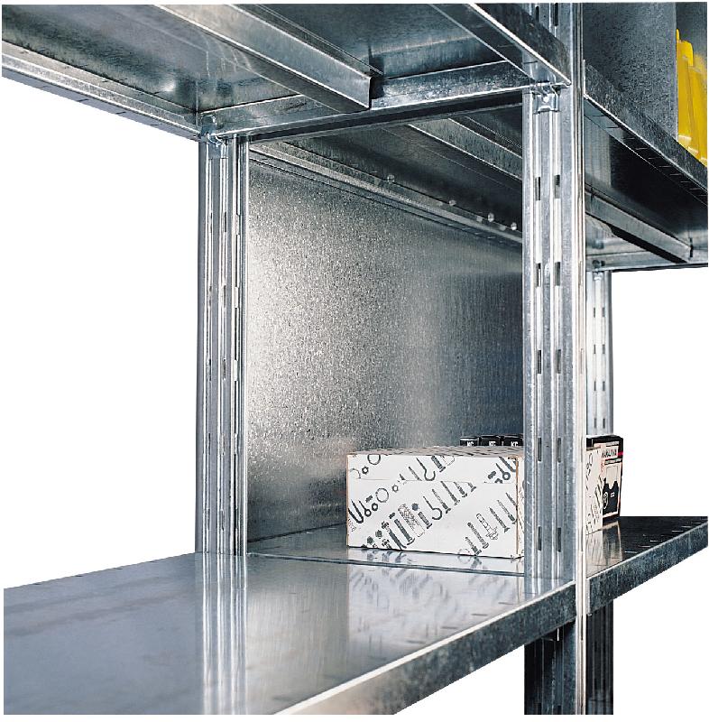 Fond tôlé de rayonnage galvatop h.2250 x l.970 mm – 1602086 - Image 1