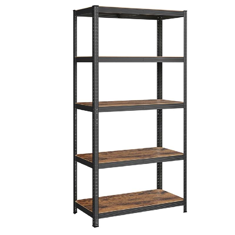 Helloshop26 – Étagère charge lourde à 5 niveaux meuble de rangement en acier montage sans outil étagère de garage pour boîtes à 12_0005577 – ac - Image 1