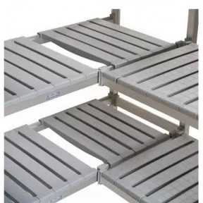 Kit d&rsquo;accroches d&rsquo;angles pour rayonnage alimentaire en polypropylène x8 – accessoires pour rayonnage - Image 1