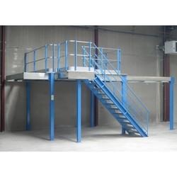 Kit mezzanine industrielle 25m² éco – structure galvanisée – capacité 250kg/m² - Image 1