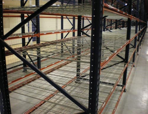 Lot rayonnage mi-lourd MECALUX MLME001 – 300 kg par niveau, 11.30 ml, picking carton - Image 1