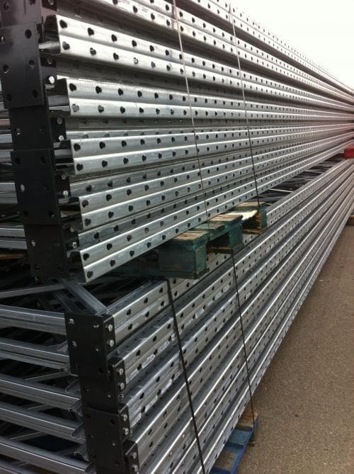 Rayonnage palette lourd INTERCRAFT d’occasion – 3T par niveau, 126 palettes Europe - Image 1