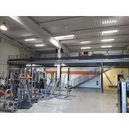 Mezzanine ERP – Pour showrooms, salles de sports et commerces – Respect des normes ERP – Fabriqué en France par DIPLEX - Image 1
