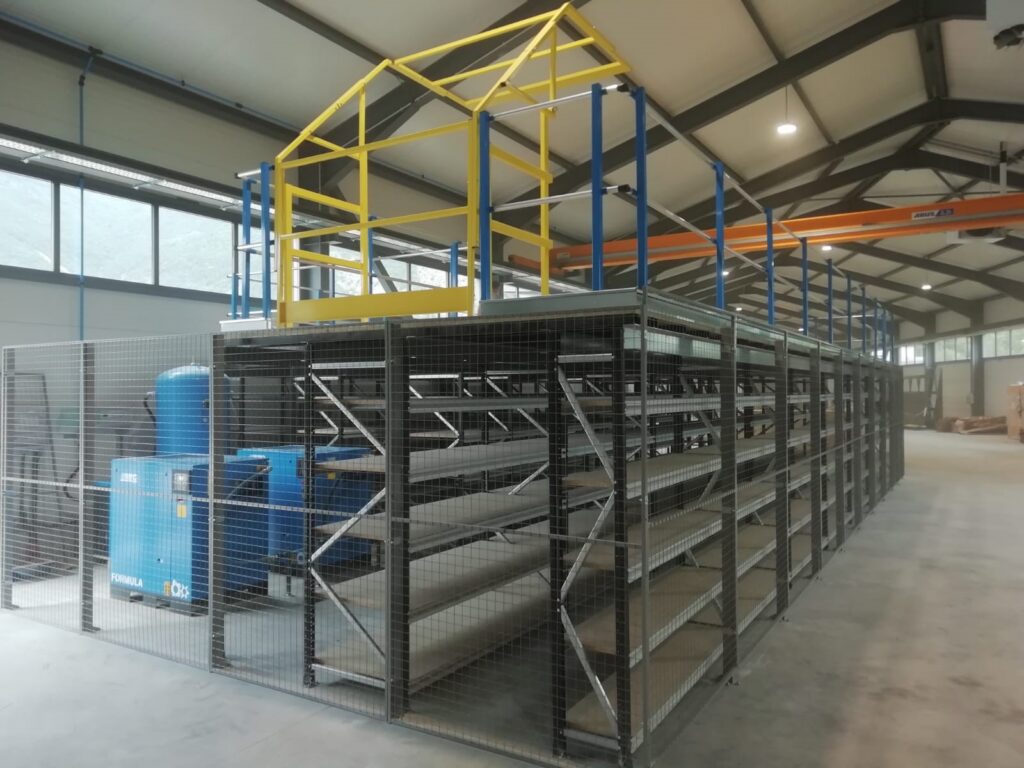 Mezzanine industrielle sur mesure – toutes dimensions – GAP matériel - Image 1