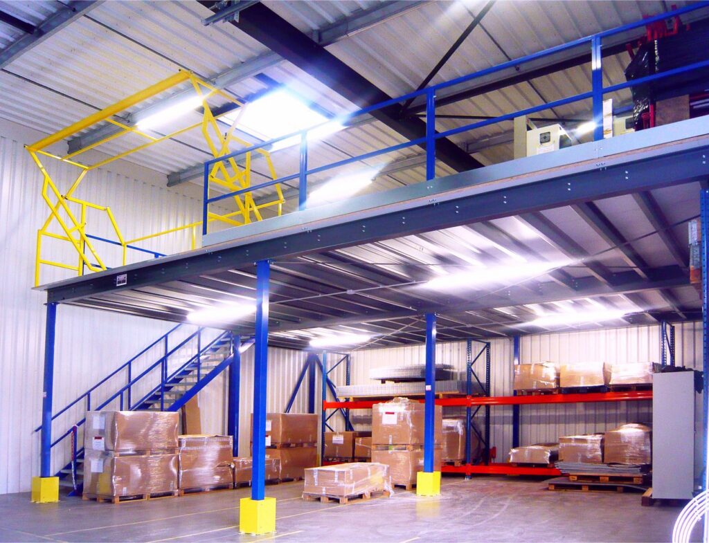 Mezzanine industrielle xls – portée jusqu&rsquo;à 8 ml - Image 1