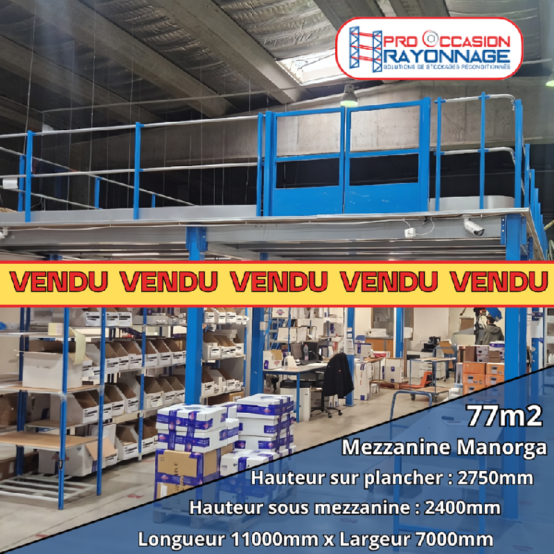 Mezzanine – Superficie 77m2 – ManOrga 1
