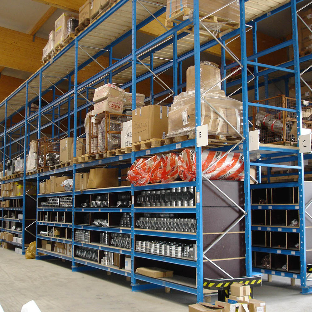 Mezzanine sur rayonnages à palettes OHRA – profilés en acier robustes pour stockage optimisé - Image 1